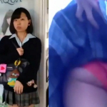 【盗撮動画】通学中の可愛いJKのスカートをめくりまくる伝説の男のパンチラ動画がこちらｗｗ