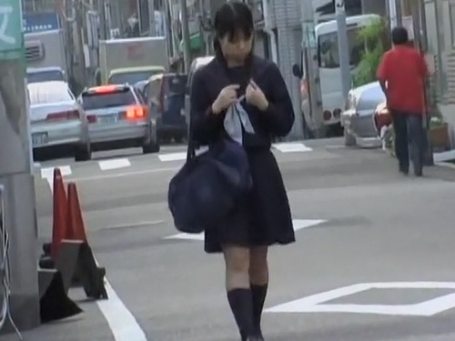 【痴漢動画】犯罪注意！こういう真面目そうな女子生徒が最も痴漢に狙われやすいという事実